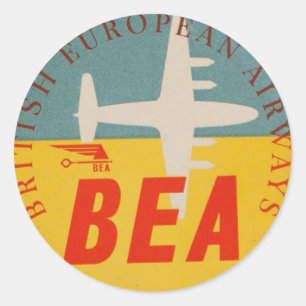 Etiqueta de equipaje de BEA
