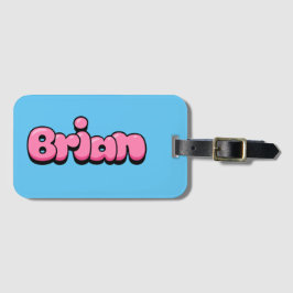 Etiqueta de equipaje de Brian
