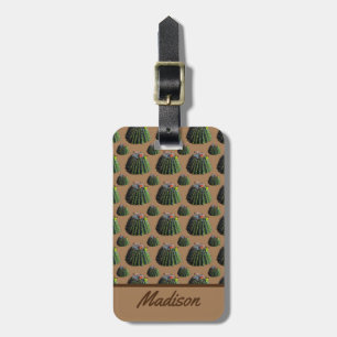 Etiqueta de equipaje de Cactus - Personalización o