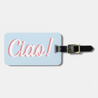 Etiqueta de equipaje de Ciao