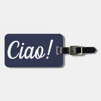 Etiqueta de equipaje de Ciao