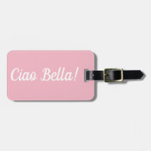Etiqueta de equipaje de Ciao Bella