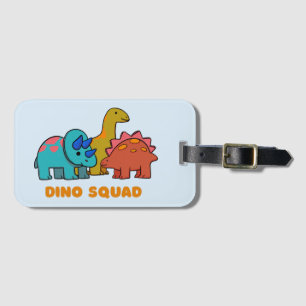 Etiqueta de equipaje de Dino