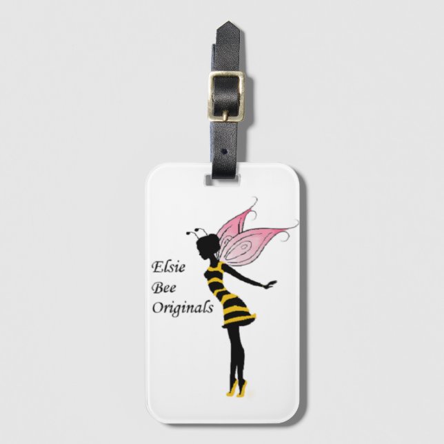 Etiqueta de equipaje de Elsie Bee (Anverso vertical)