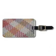 Etiqueta de equipaje de fondo de manojo de mango d