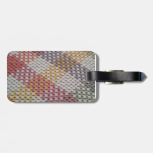 Etiqueta de equipaje de fondo de manojo de mango d