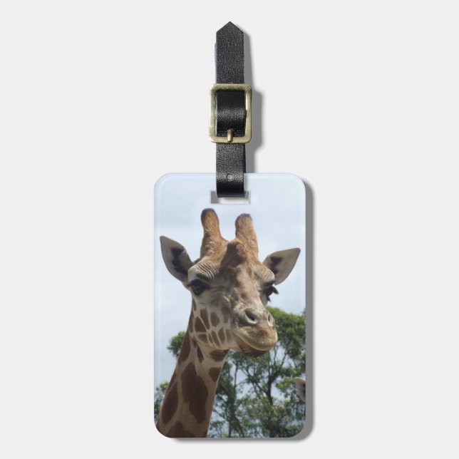 Etiqueta de equipaje de Giraffe (Frente Vertical)