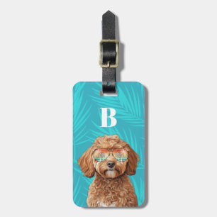 Etiqueta de equipaje de Goldendoodle