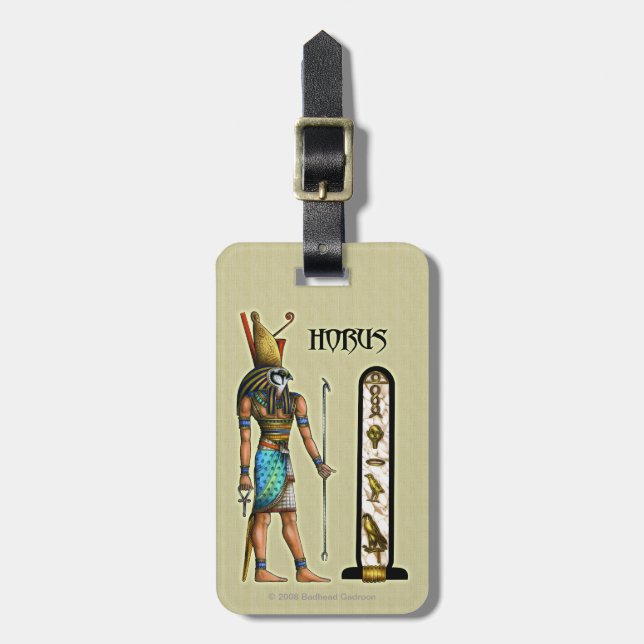 Etiqueta de equipaje de Horus (Frente Vertical)