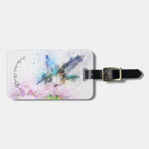 Etiqueta de equipaje de Hummingbird
