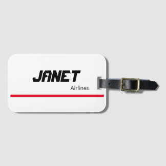 Etiqueta de equipaje de Janet Airlines