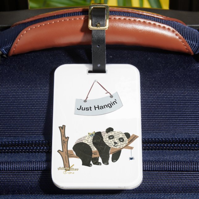 Etiqueta de equipaje de Just Hangin' - Adiela Akoo (Anverso In situ 2)