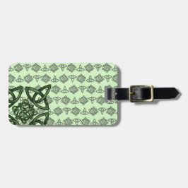 Etiqueta de equipaje de Knot irlandesa