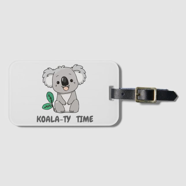 Etiqueta de equipaje de Koala (Anverso horizontal)