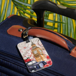 Etiqueta de equipaje de la Inglaterra de Vintage