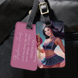 Etiqueta de equipaje de la mochila de Cheque de to