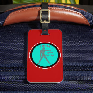 Etiqueta de equipaje de Libra