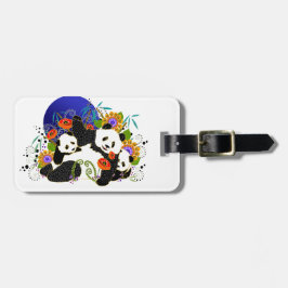etiqueta de equipaje de los estilos BINDI PANDAS 2