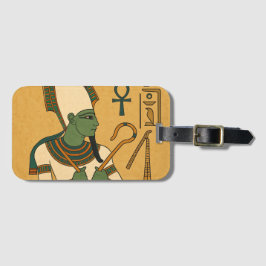 Etiqueta de equipaje de Osiris Antiguo Egipto