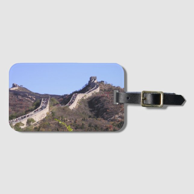 Etiqueta de equipaje de pared china (Anverso horizontal)