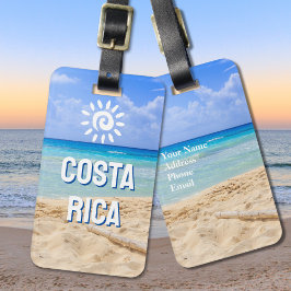 Etiqueta de equipaje de personalizado Photo Costa