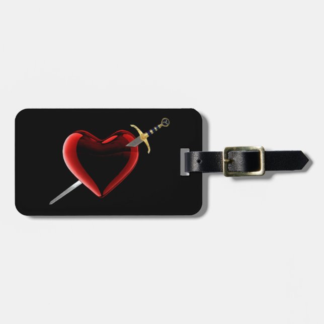 Etiqueta De Equipaje De personalizado Y Pérdida (Frente Horizontal)