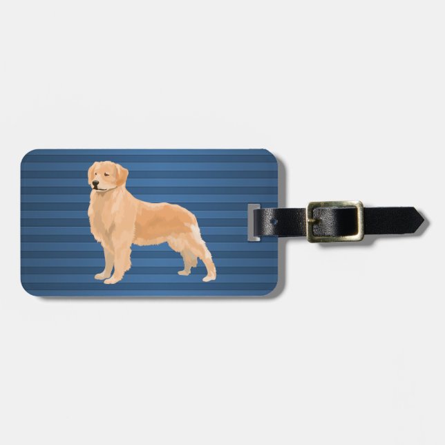 etiqueta de equipaje de recuperación (Frente Horizontal)