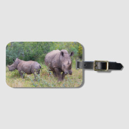 Etiqueta de equipaje de Rhinoceros