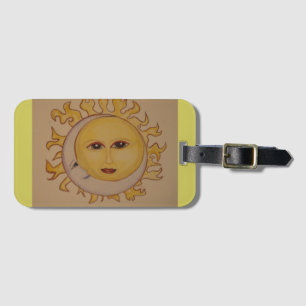 Etiqueta de equipaje de Sun Moon