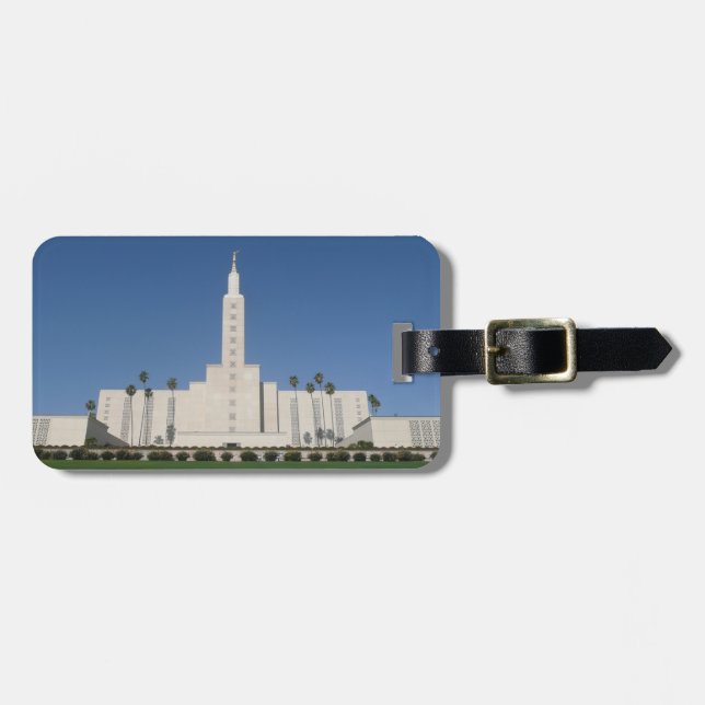 ETIQUETA DE EQUIPAJE DE TEMPLO (Frente Horizontal)