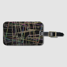 Etiqueta de equipaje de tramas Metalizado fraccion