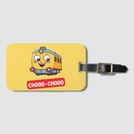 Etiqueta de equipaje de tren