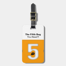 Etiqueta de equipaje de viaje del quinto Personali