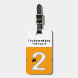 Etiqueta de equipaje de viaje del segundo Personal