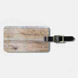 Etiqueta de equipaje de Wood Design