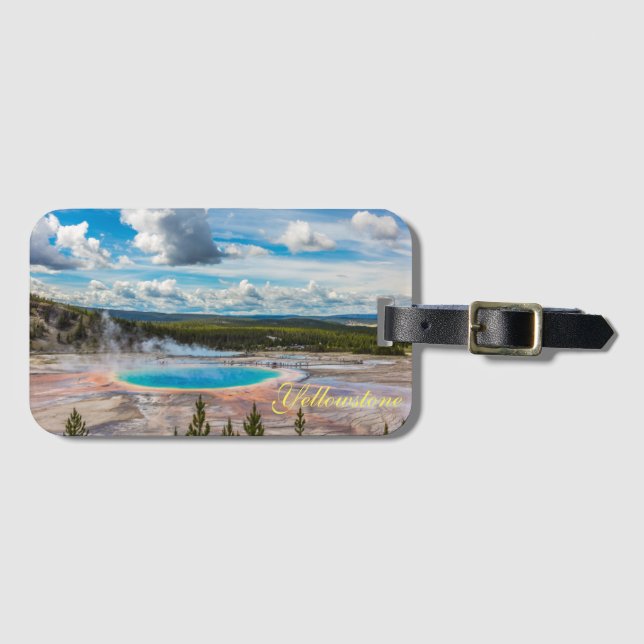 Etiqueta de equipaje de Yellowstone (Anverso horizontal)