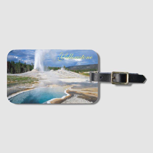 Etiqueta de equipaje de Yellowstone (Anverso horizontal)