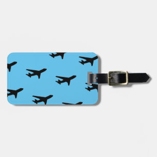 Etiqueta de equipaje del avión