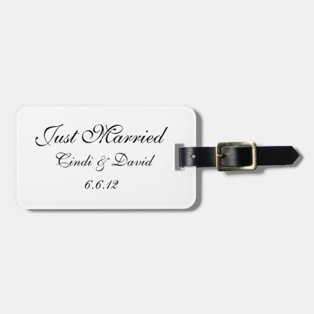 Etiqueta de equipaje del personalizado (Frente Horizontal)