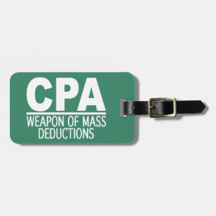 etiqueta de equipaje del personalizado CPA