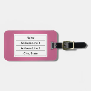 Etiqueta de equipaje del personalizado de Koala