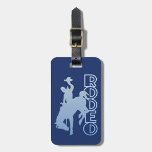 Etiqueta de equipaje del personalizado RODEO