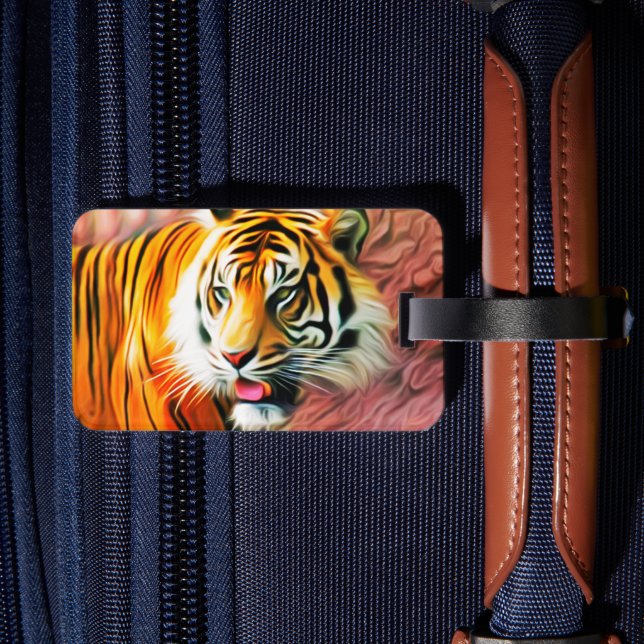 Etiqueta de equipaje del tigre (Reverso  In Situ 2)