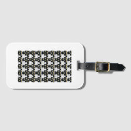 Etiqueta De Equipaje En Blanco Y Negro