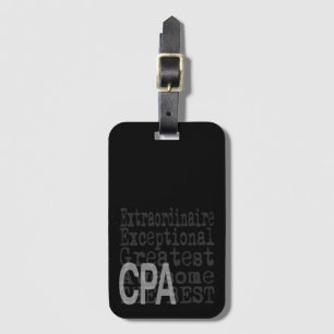 Etiqueta de equipaje extraordinaria de CPA