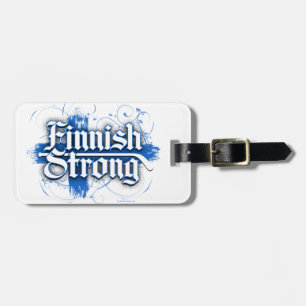 Etiqueta de equipaje fuerte (hockey) finlandesa