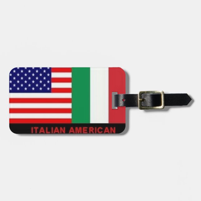 ETIQUETA DE EQUIPAJE/GOLF ITALIANO/ESTADOUNIDENSE (Frente Horizontal)
