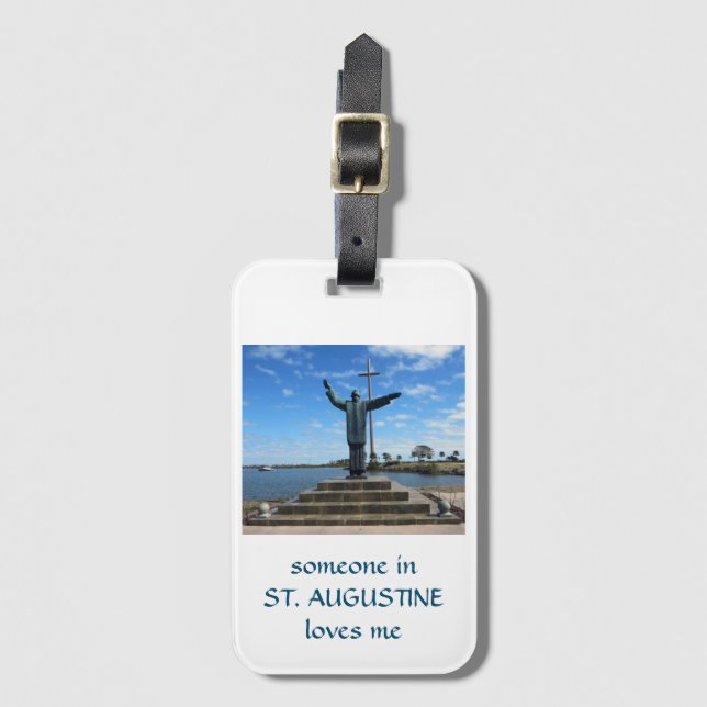 Etiqueta de equipaje levantado de brazos sanos (Anverso vertical)