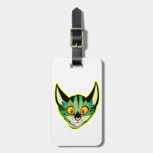 Etiqueta de equipaje para gato Personalizado fluor