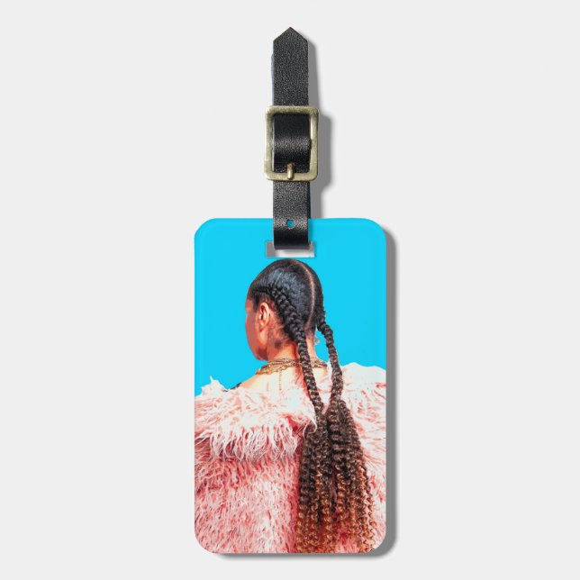 Etiqueta de equipaje para trenzas francesas (Frente Vertical)